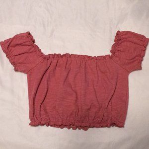 Pink Crop Top